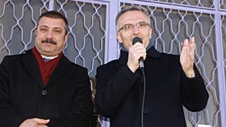 Şahap Kavcıoğlu (Solda), Naci Ağbal 