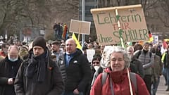 Манифестация в Касселе