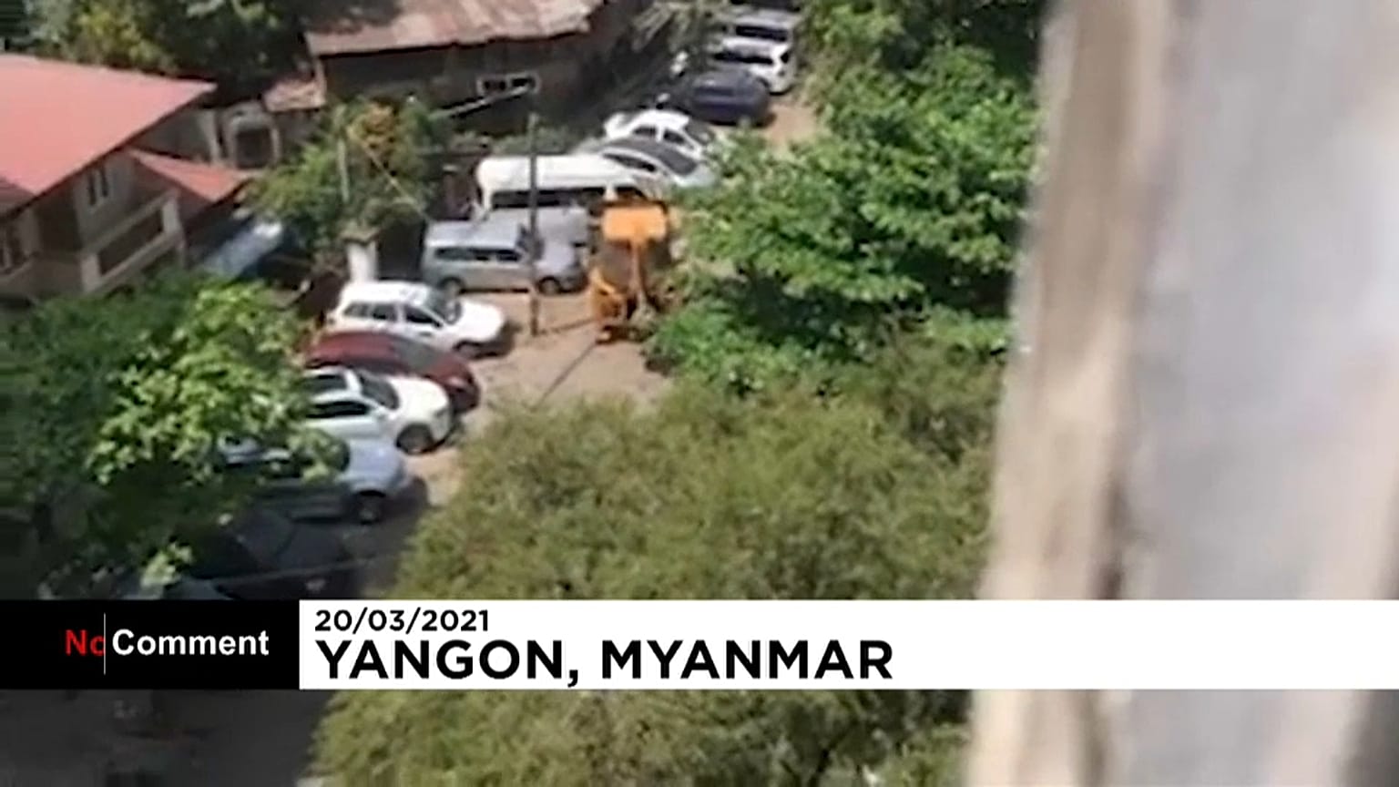 Bulldozer en Birmanie