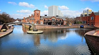 Birmingham's industrial past makes it home to the most canals and waterways in the UK