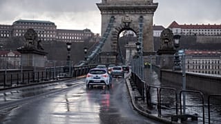  A budapesti Lánchíd 2021. március 17-én.