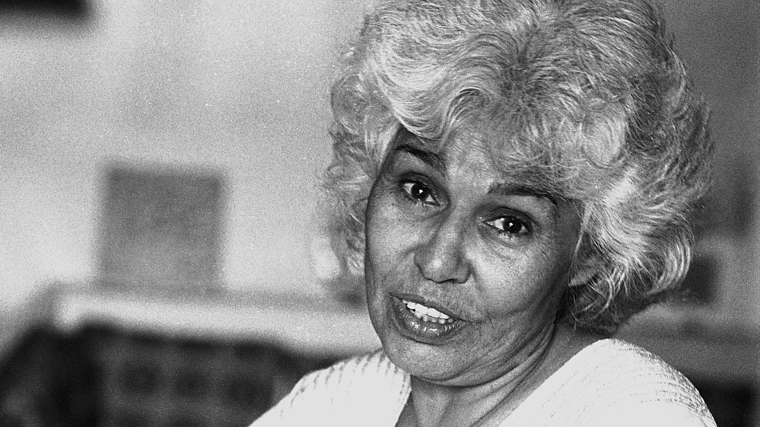 Nawal al Saadawi en una foto de 1985