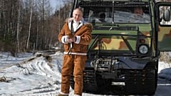 Владимир Путин на отдыхе