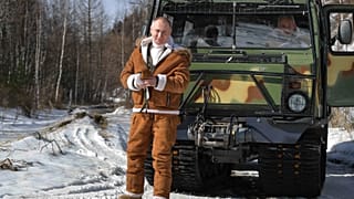 Владимир Путин на отдыхе