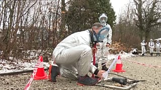 Lancer de fusée par la mission « Mars » des écoliers suisses
