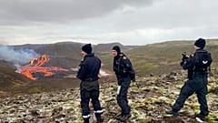 Lava strömt weiter in Island