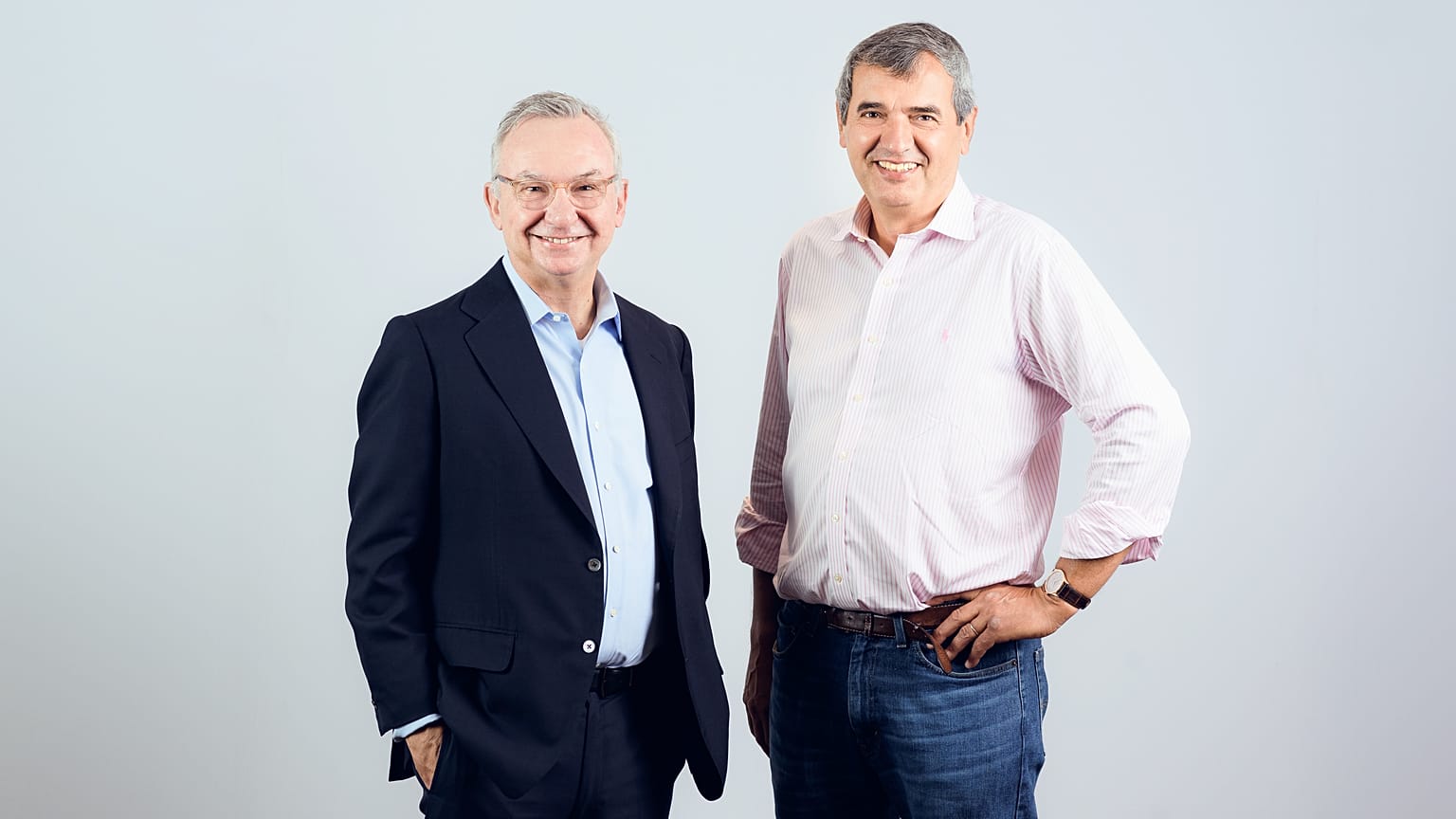 El oncólogo Josep Baselga (izquierda de la foto) 01/2021