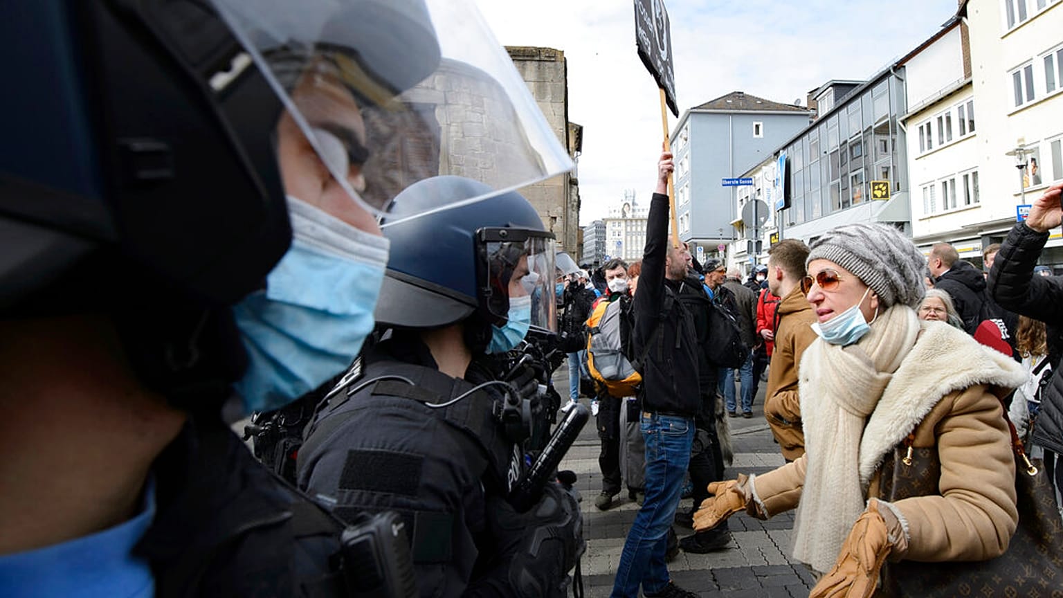 Proteste in Hanau am 20. März 2021
