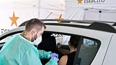 Un centro vaccinale italiano