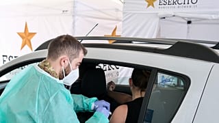 Un centro vaccinale italiano