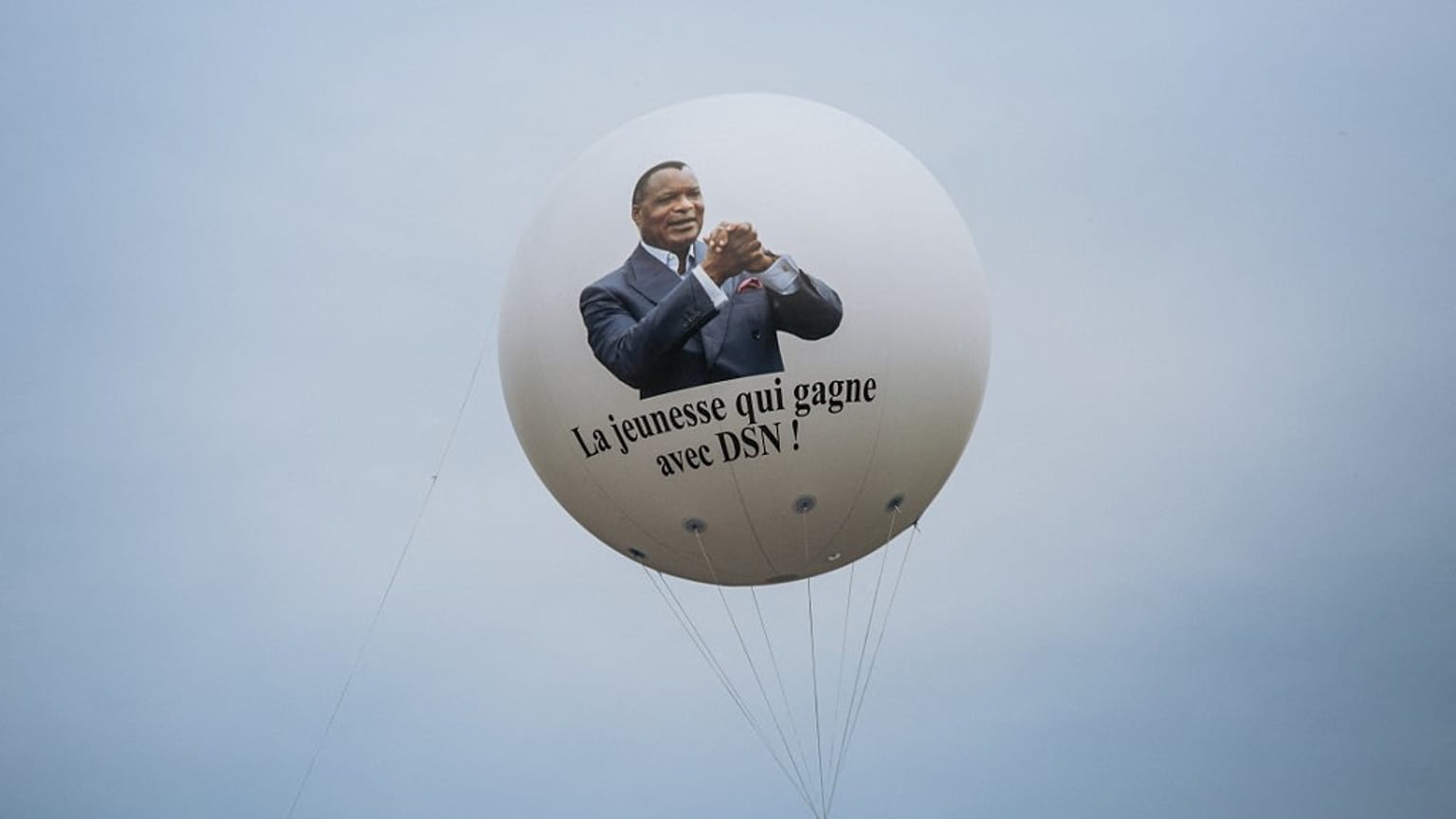 Au Congo-Brazzaville, Denis Sassou Nguesso s'envole vers un nouveau mandat de président - photo prise à Brazzaville le 19/03/2021