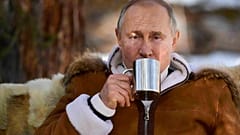Владимир Путин в тайге