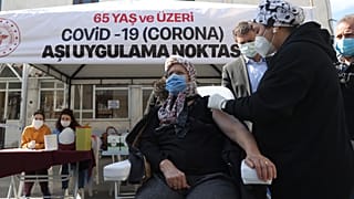 İstanbul'da aşılama çalışması