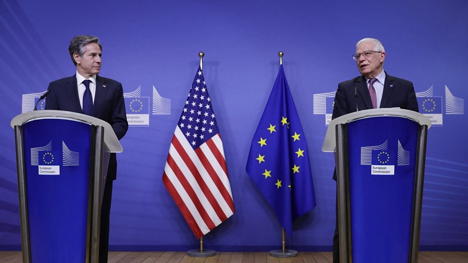 Conferência de imprensa de Antony Blinken e Josep Borrell