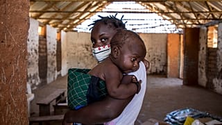 Deslocados no norte de Moçambique 