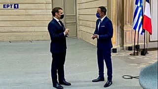 Εμανουέλ Μακρόν και Νίκος Αλιάγας