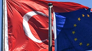 Türkiye ve AB bayrakları