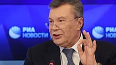 Виктор Янукович на пресс-конференции в Москве 6 февраля 2019