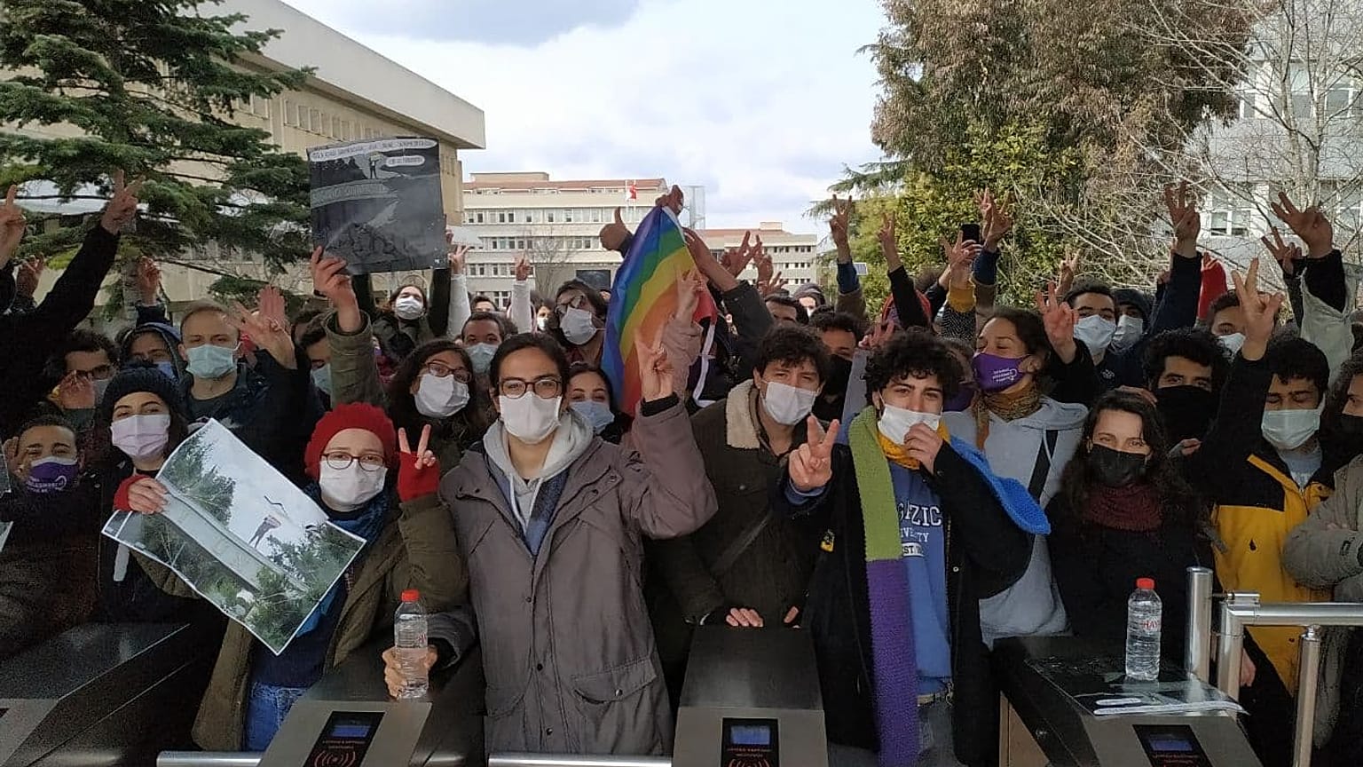 Boğaziçi Üniversitesi'nde gösteri