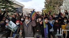Boğaziçi Üniversitesi'nde gösteri