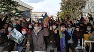 Boğaziçi Üniversitesi'nde gösteri