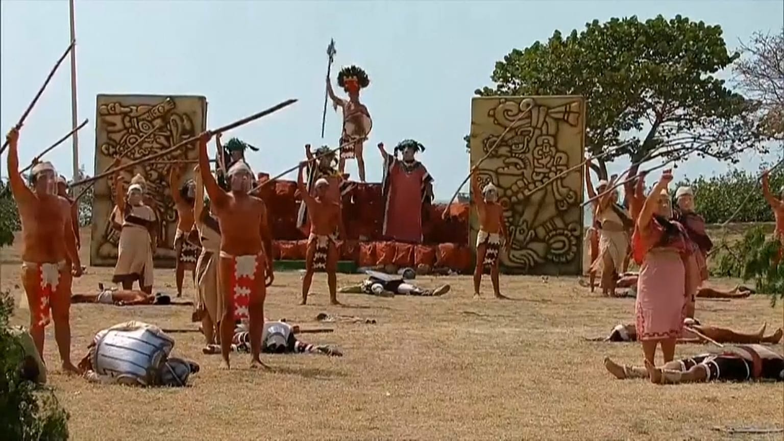 Representación de la batalla de Chakán Putum