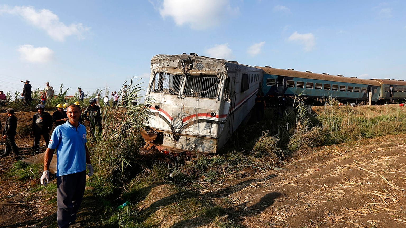 En Égypte, une collision meurtrière entre deux trains