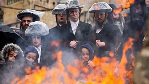 Jews celebrate Passover