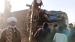 Unfallstelle in Sohag im Süden Ägyptens