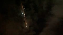 Überreste der SpaceX Falcon 9 treten in die Erdatmosphäre ein - über Vancouver, Wash