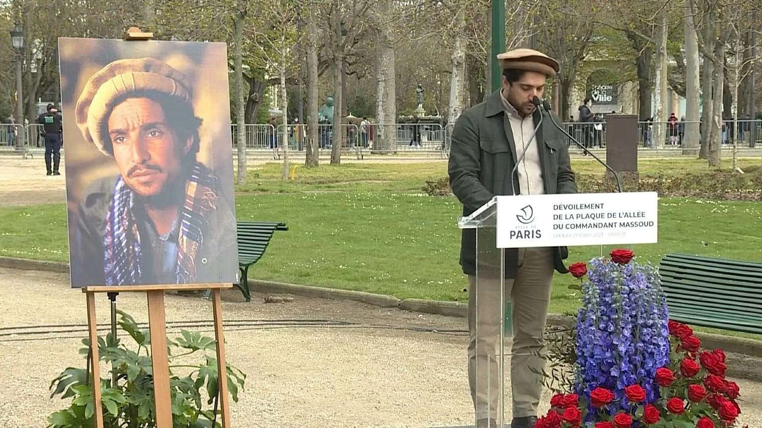 Homenagem ao líder da resistência afegã à ocupação soviética