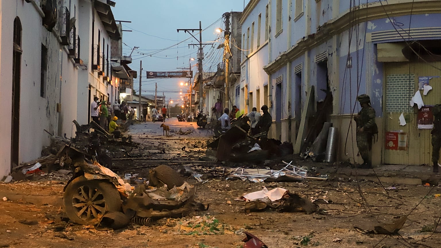 Ataque con coche bomba en Corinto, Colombia, el 26 de marzo de 2021