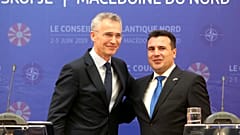 Jens Stoltenberg, Zoran Zaev (2019)