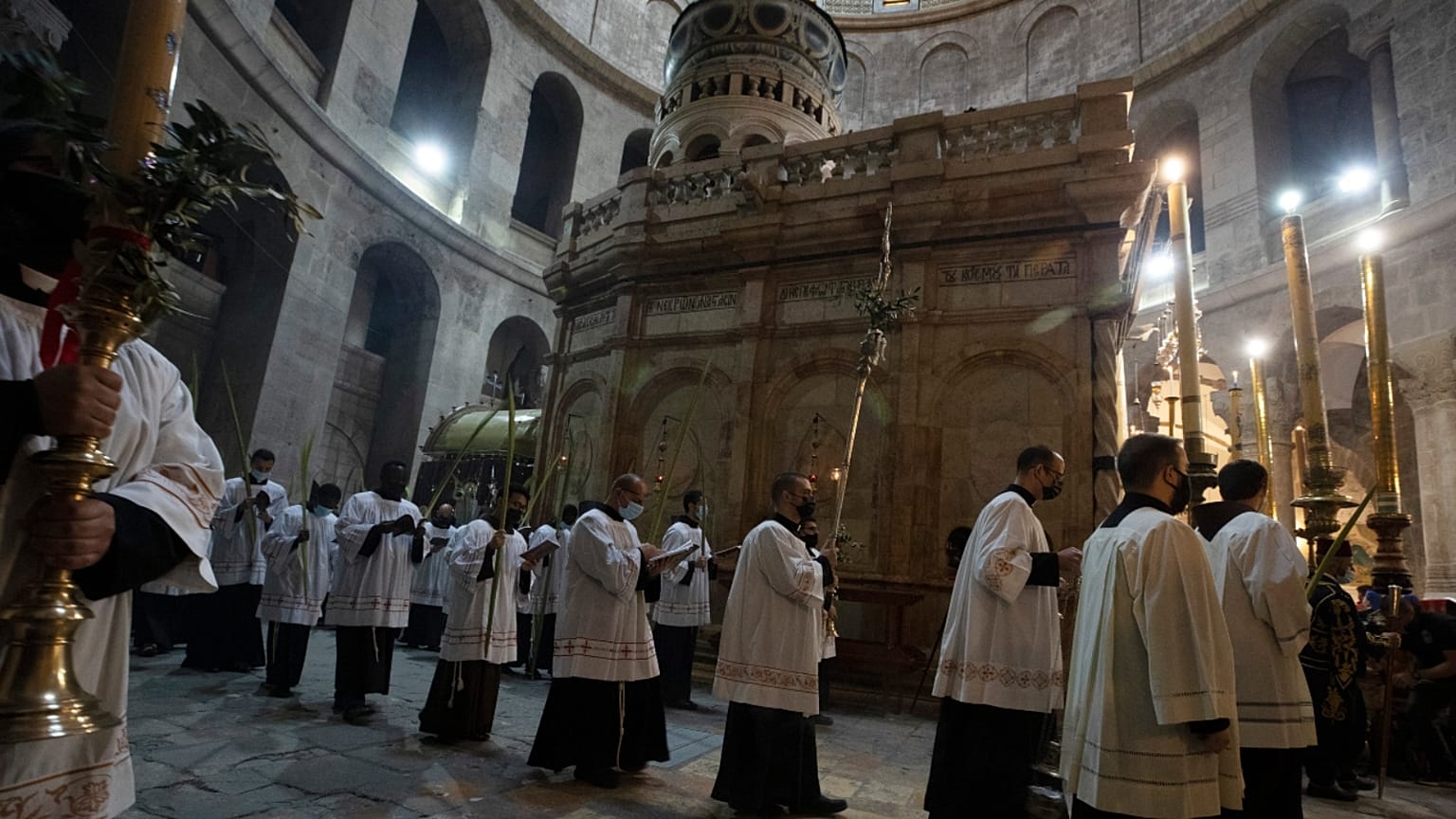 Christians across the Middle East celebreate Palm Sunday