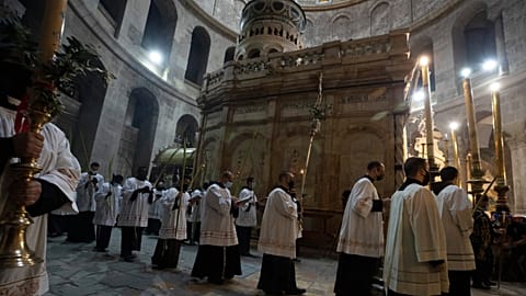 Christians across the Middle East celebreate Palm Sunday