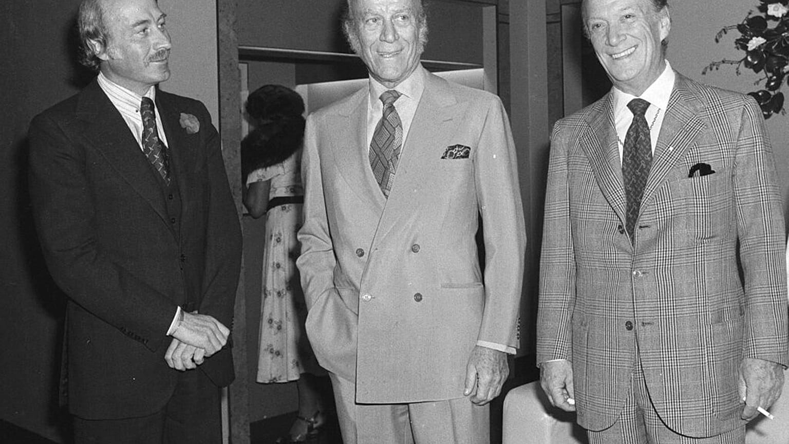 FILE: Members of the Gucci family, Paolo, Aldo and Rodolfo attend the opening of the company's Old Bond Street store, in London, March 22, 1977. 