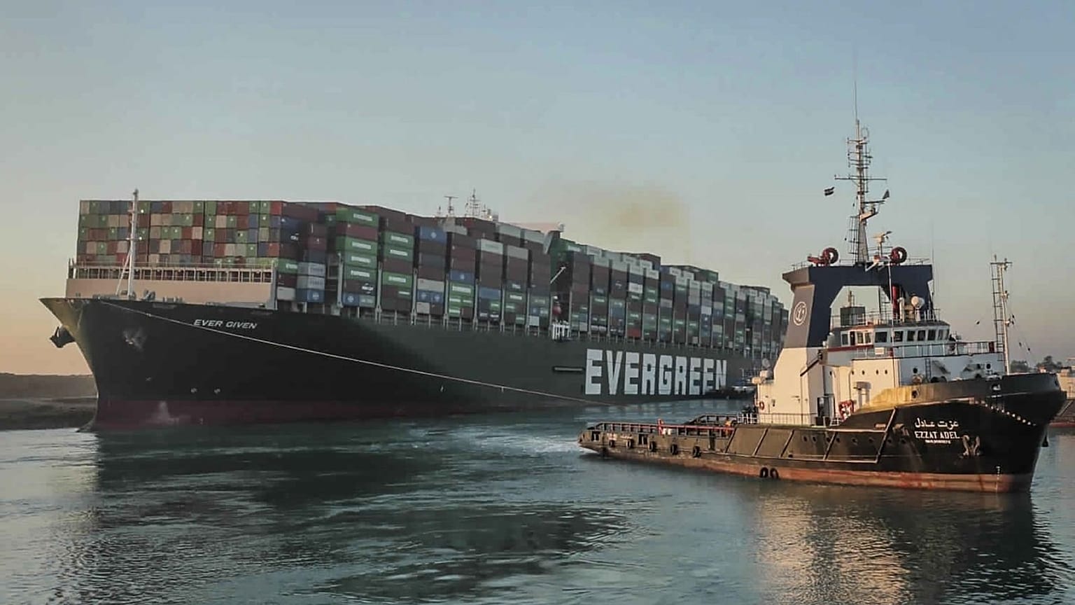 Ever Given, a Panama-flagged cargo ship