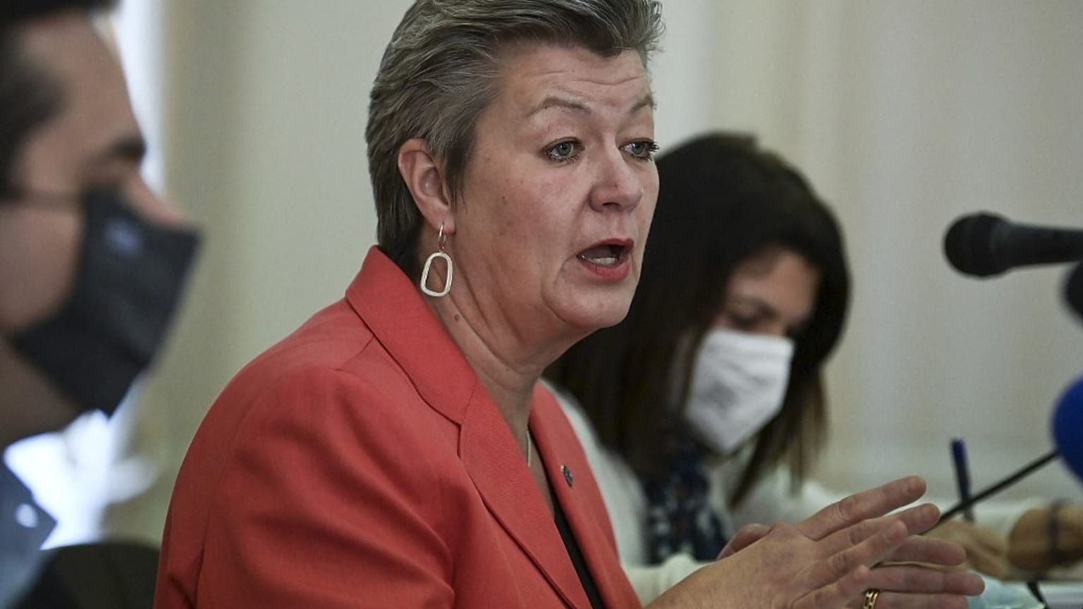 Ylva Johansson visita campos de refugiados