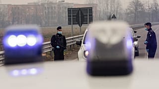 The two suspects have been detained on suspected terrorism offences, Italy's Carabinieri said.