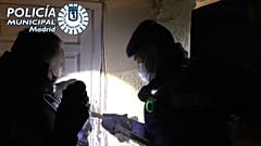Intervención policial en una fiesta ilegal en Madrid