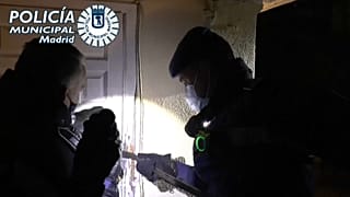 Intervención policial en una fiesta ilegal en Madrid