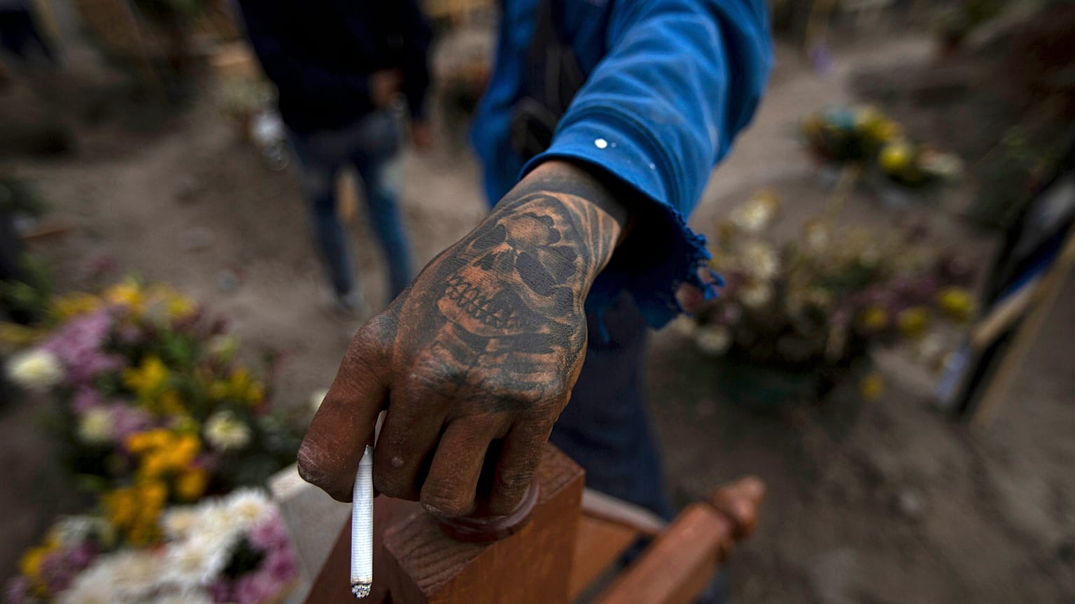 Cementerio del Chalco, en las afueras de Ciudad de México