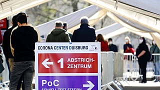 Testzentrum in Duisburg