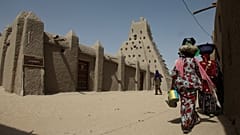 L'un des mausolées de Tombouctou, détruit en 2012 et de nouveau inauguré en septembre 2016