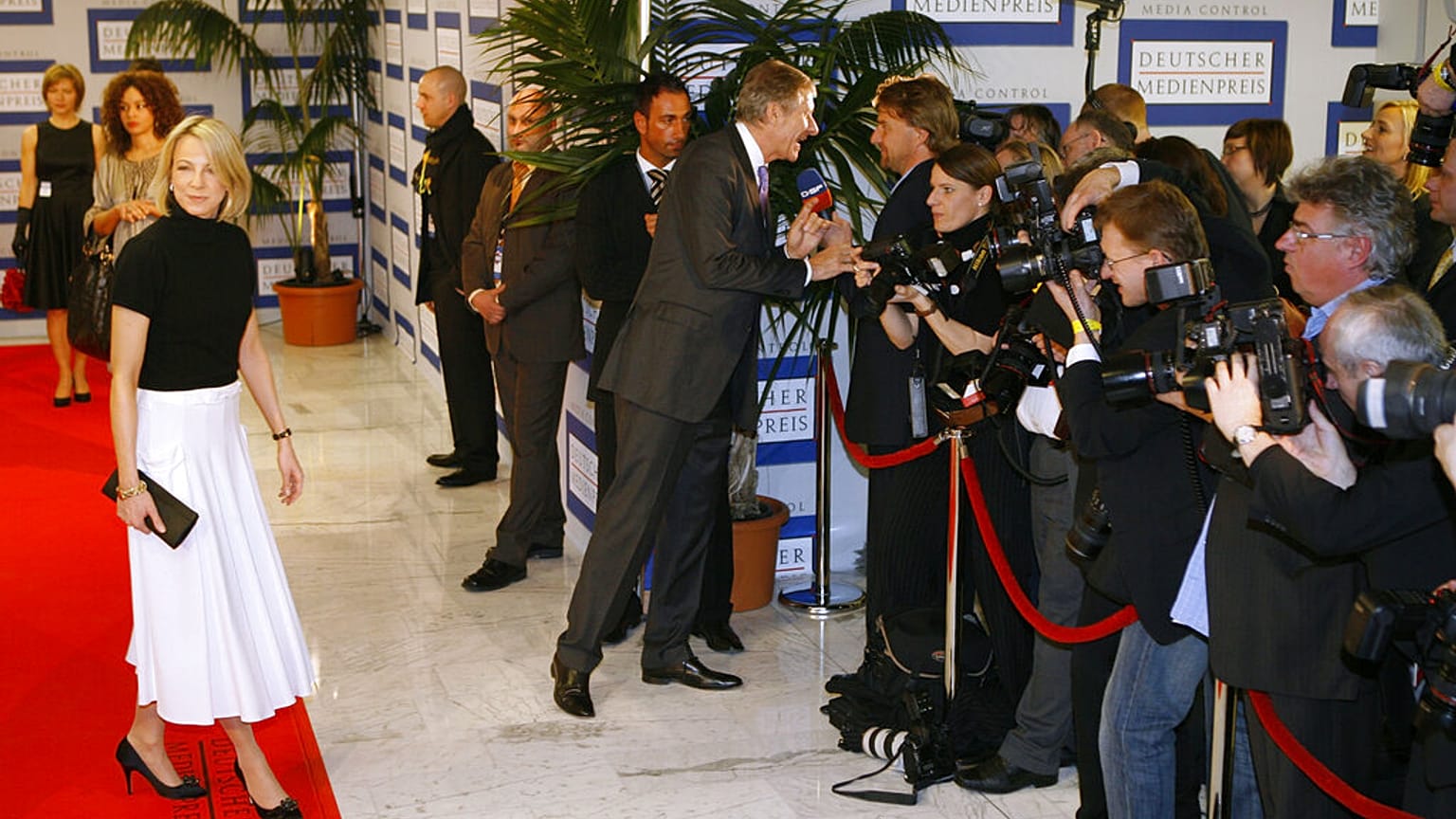 Julia Jäkel und Ulrich Wickert 2008