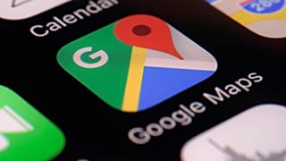 FILE photo, March 22, 2017 - Google Maps app on a smartphone, in New York