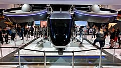 Bell Nexus 4EX model 4 pervaneli uçan drone. (Las Vegas, Ocak 2020)