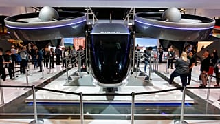 Bell Nexus 4EX model 4 pervaneli uçan drone. (Las Vegas, Ocak 2020)