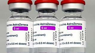 Des doses du vaccin anti-covid Astrazeneca, photo prise le 22 mars 2021 à Ebersberg en Allemagne