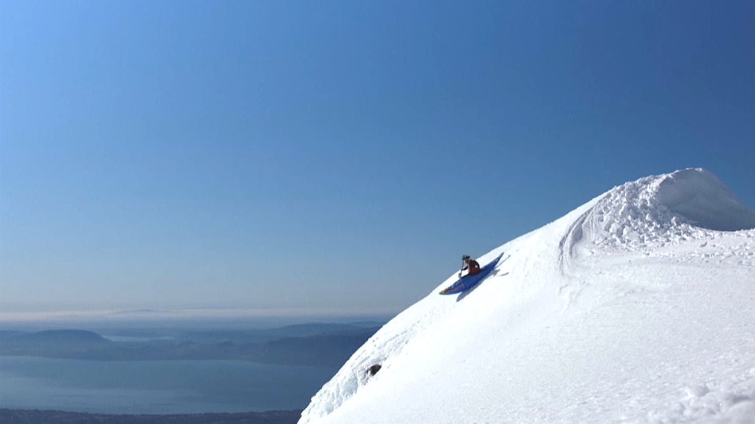 Bergtour mit dem Kajak in Chile  - Mit 100km/h vom Vulkan